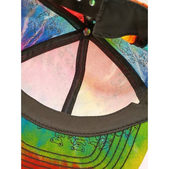 Vintage 90s Grateful Dead Snapback Tie Dyed Baseball Hat 1991 - Picture 8 of 8